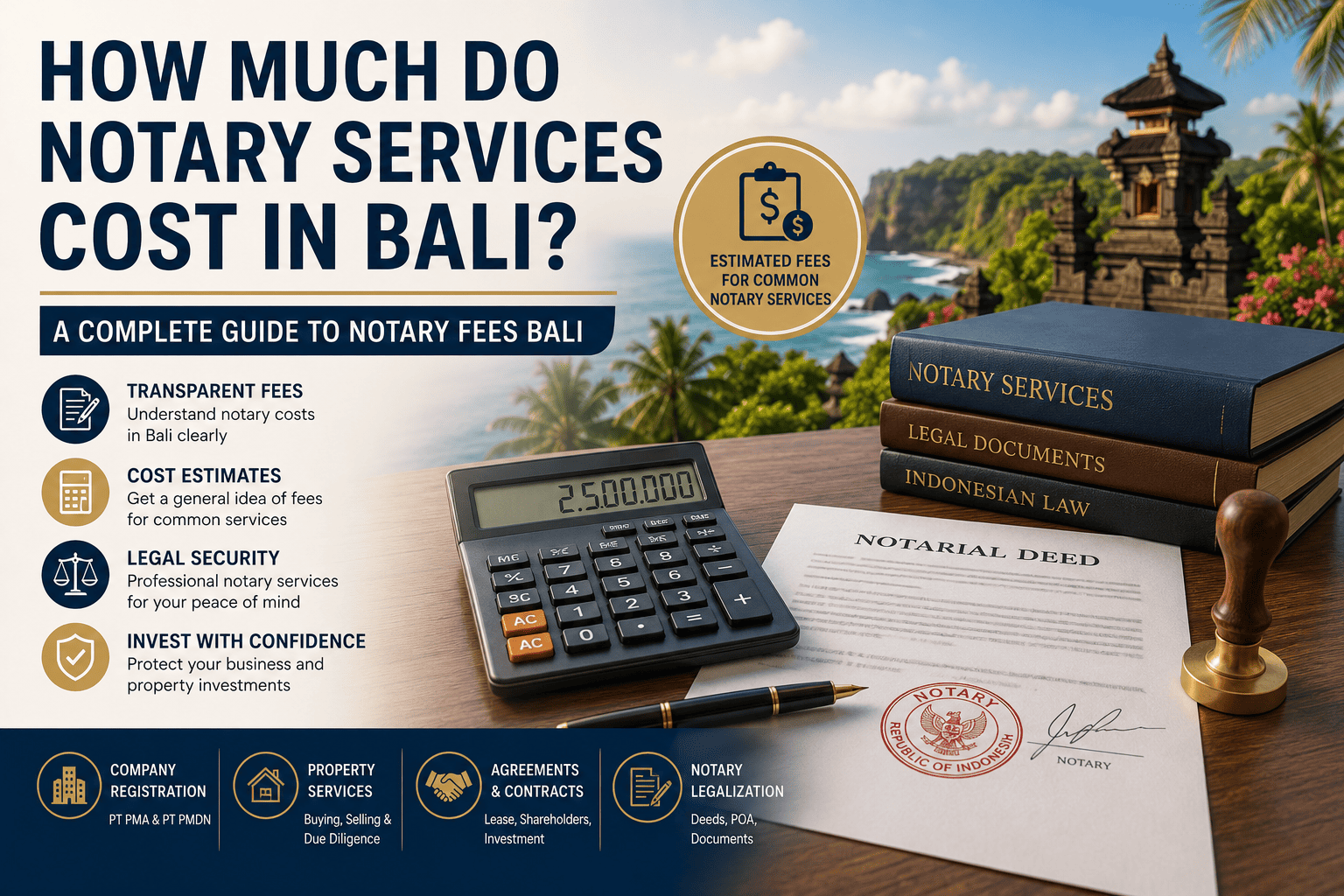 Notary Fees Bali: How Much Do Notary Services Cost in Bali A Complete Guide to Notary Fees - Bali Legal ID