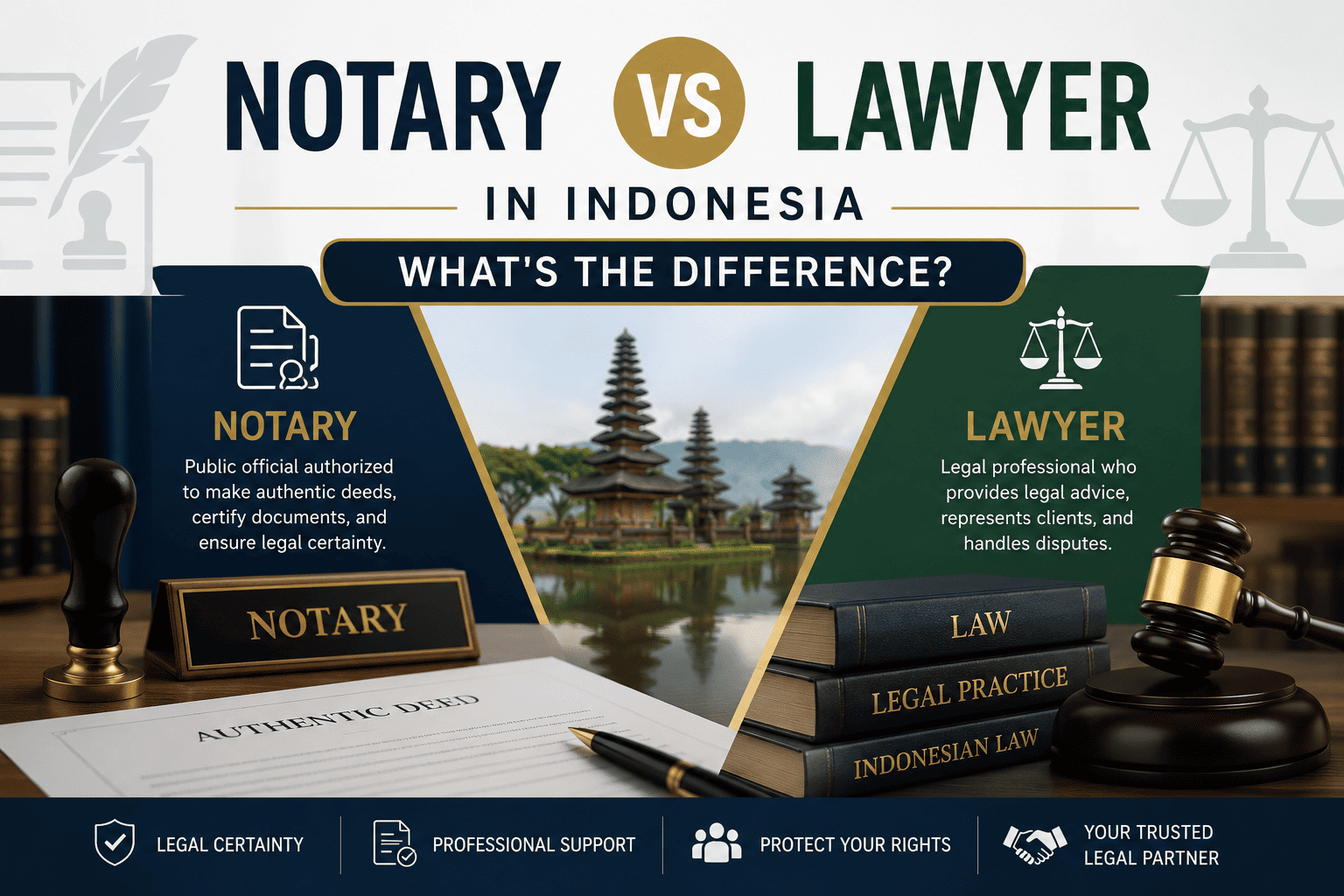 Notary vs Lawyer in Indonesia What's the Difference- Bali Legal ID