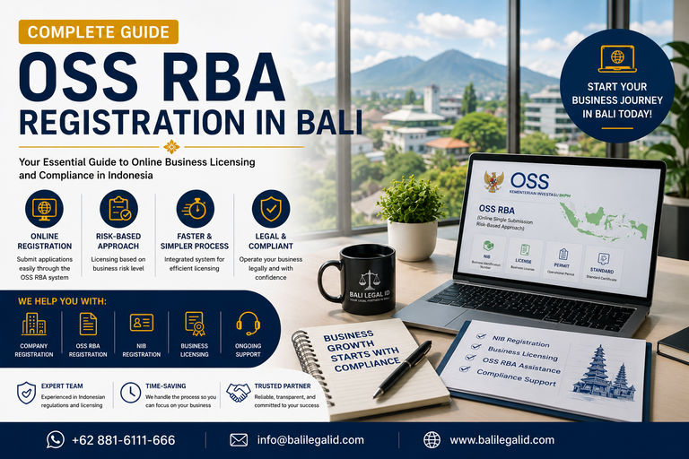 OSS RBA Registration Bali Complete Guide for Businesses and Foreign Investors