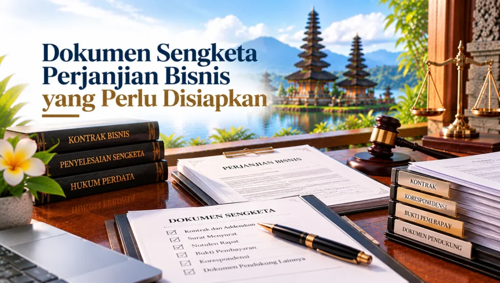 Dokumen Sengketa Perjanjian Bisnis yang Perlu Disiapkan