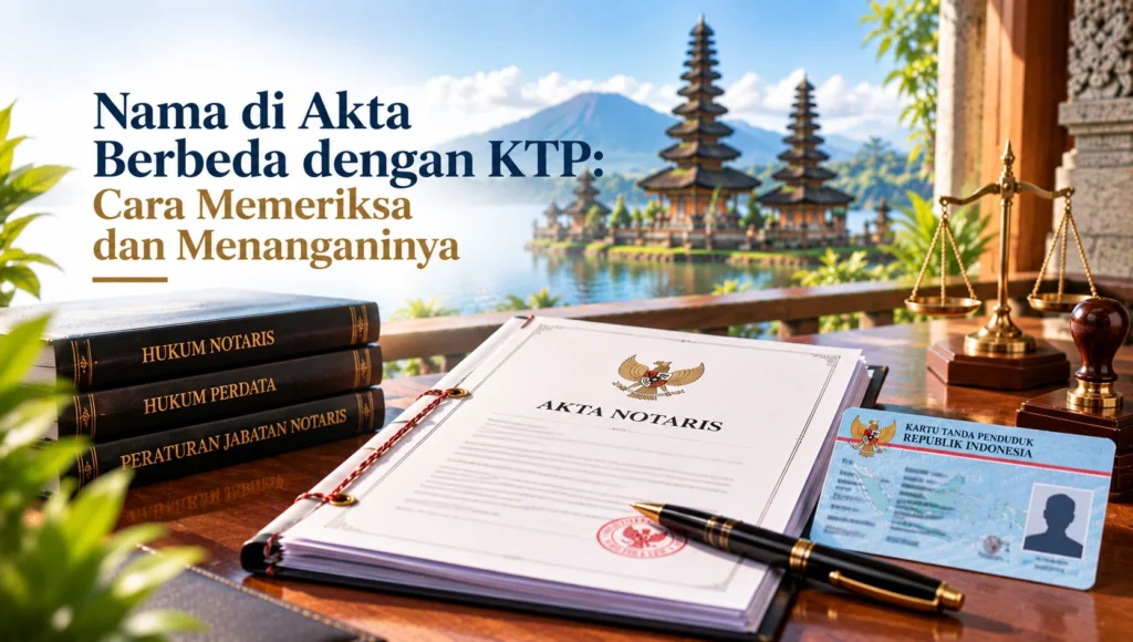Nama di Akta Berbeda dengan KTP: Cara Memeriksa dan Menanganinya