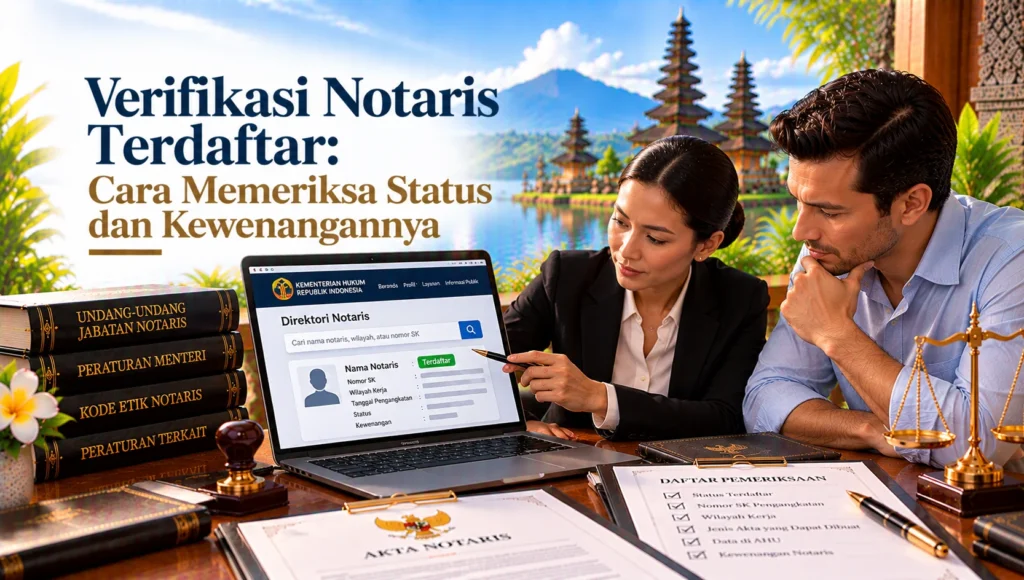 Verifikasi Notaris Terdaftar: Cara Memeriksa Status dan Kewenangannya